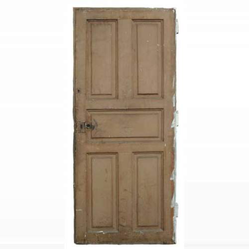 Oak Door with moldings on both sides