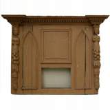 Wooden overmantel, Louis XIII period