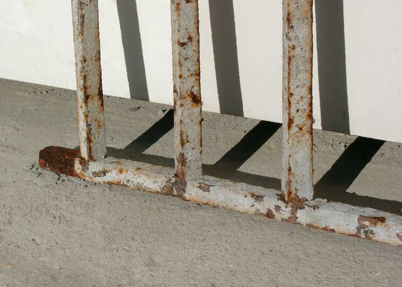 Protective grille for windows from a fortified castle-1