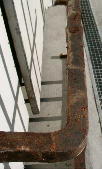 Protective grille from castle in Laon-4