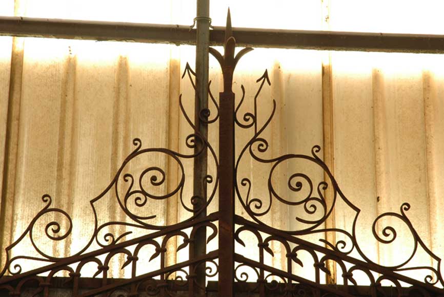 Wrought iron 19th century main gate -4