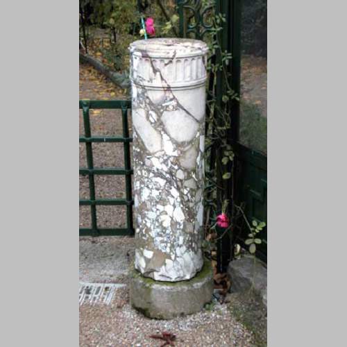 Pair of marble columns