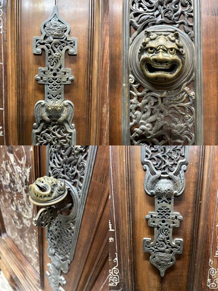 DAÏ NIPPON, Japanese-style cabinet with mother-of-pearl marquetry-6