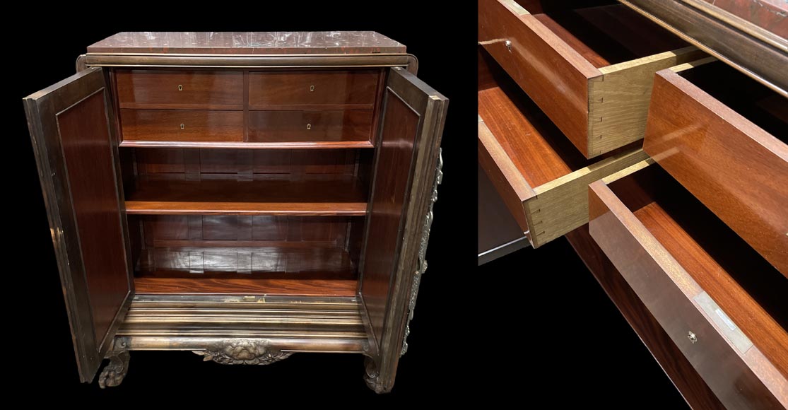 DAÏ NIPPON, Japanese-style cabinet with mother-of-pearl marquetry-11