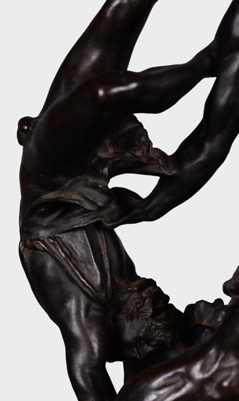Ingé & Soyer, Bronze representing Hercules and Lichas after the model by Canova, bronze, circa 1834-3