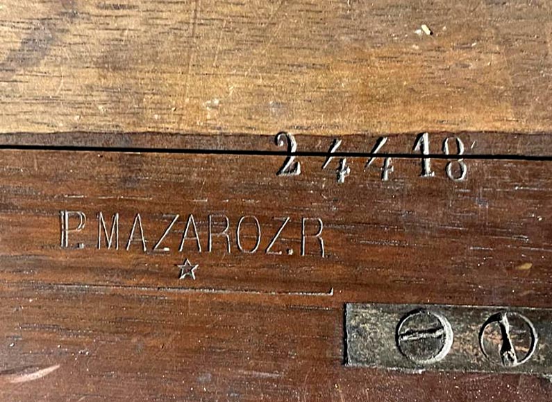 MAZAROZ-RIBAILLIER & SOYER Théophile — Important Neo-Renaissance carved walnut display cabinet with painted enamel plaques MAZAROZ-RIBAILLIER & SOYER Théophile — Important Neo-Renaissance carved walnut display cabinet with painted enamel plaques-18