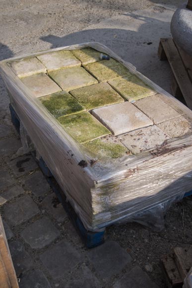 18th century floor, composed of raw clay slabs-7