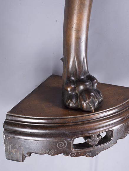 An antique Japanese style corner console An antique Japanese style corner console-5