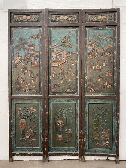 Pair of Chinese screens-1