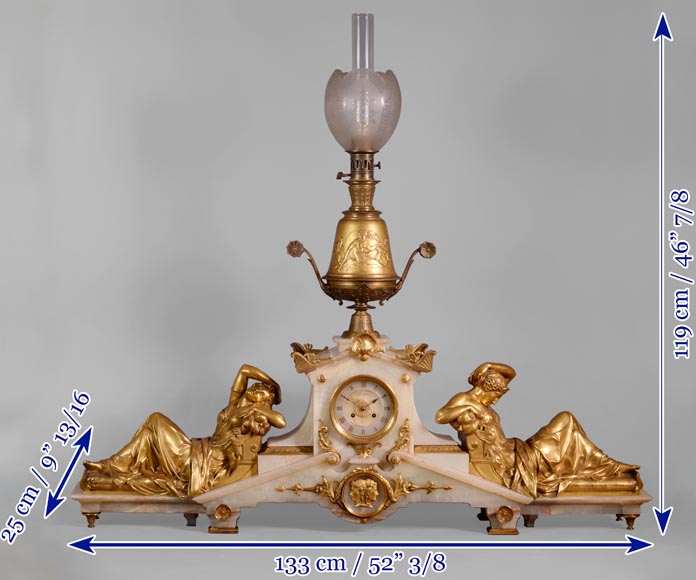 Émile Louis PICAULT (sculptor), Alphonse Mathieu Paris (clock maker), 