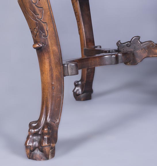 Maison des Bmbous Alfred PERRET and Ernest VIBERT (attributed to) - Japanese flat desk with mother-of-pearl and ivory decoration-8