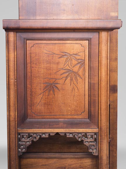 Gabriel VIARDOT (1830-1906) - Japanese style shelf unit with dragon and Foo dog-8