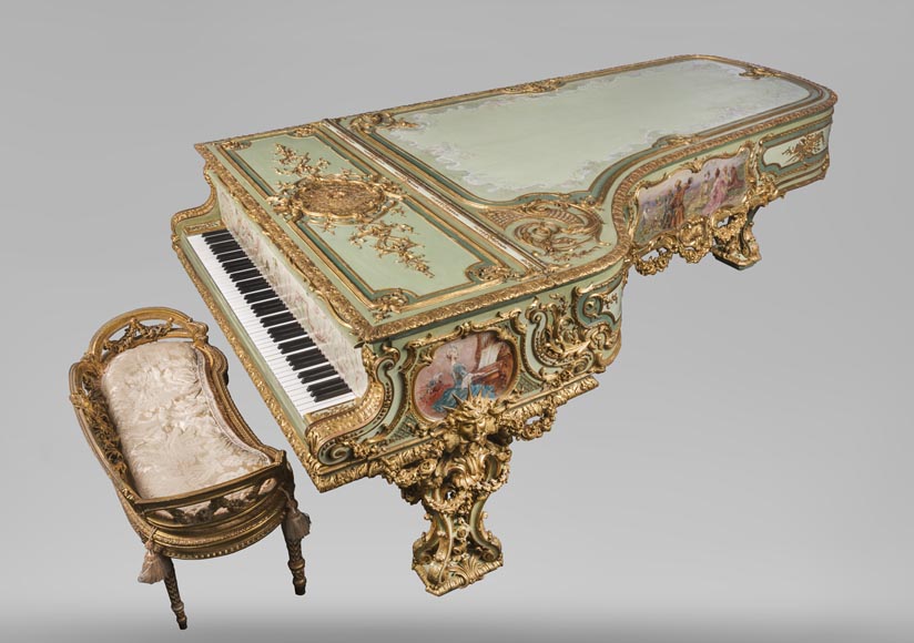 Steinway & Sons – Th. Kammerer (Cuel & cie), A Concert Grand Piano (unique piece) which belonged to Cornelius Vanderbilt II-0