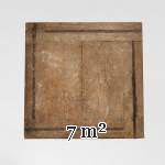 Lot of 7 m2 of square oak parquet panels