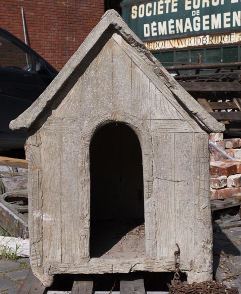 Beautiful cement doghouse in Rocaille style-2