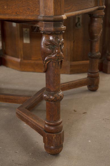 Viking style dining room in oak-15