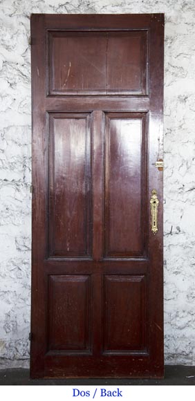 Simple door in carved oak in the Napoleon III style-4