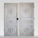 Pair of simple Empire style doors