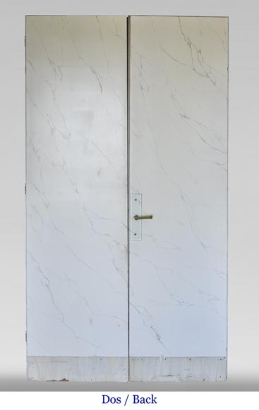 Pair of Louis XVI style double doors-5