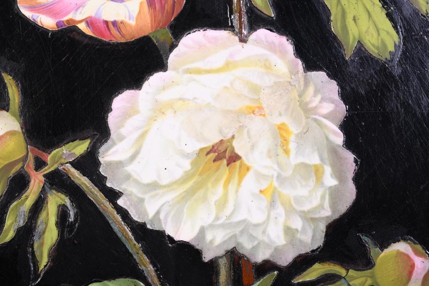 Julien-Nicolas RIVART, two porcelain marquetry panels on wood-9