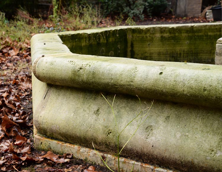 Important modern stone outdoor fountain-5