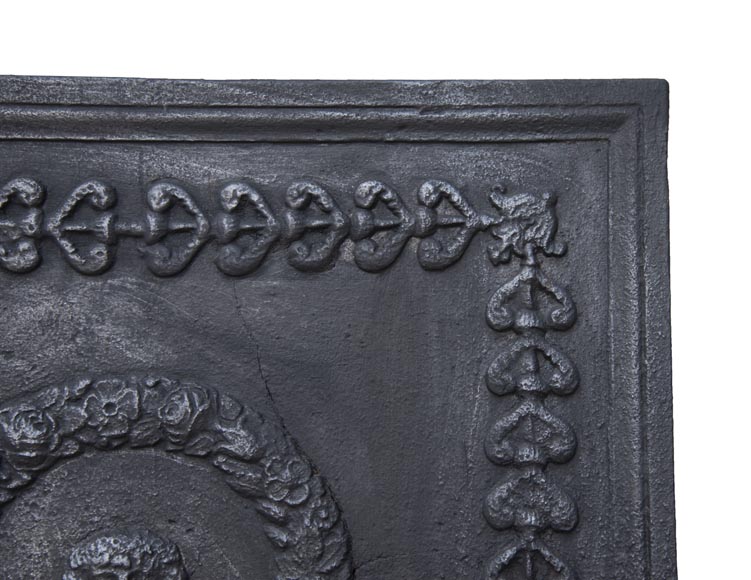 Antique fireback of Empire style-2