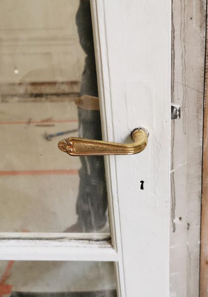 Pair of simple doors with mirrors, end of the 19th century-8