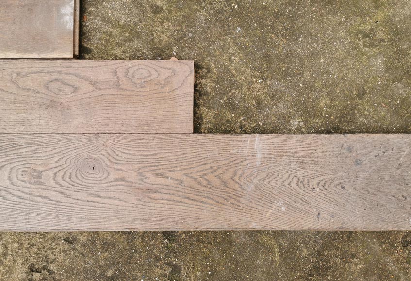 Lot of 24m² linear oak parquet flooring-2