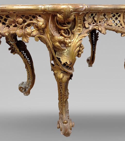 Rocaille-style table from the villa Les Cèdres-2