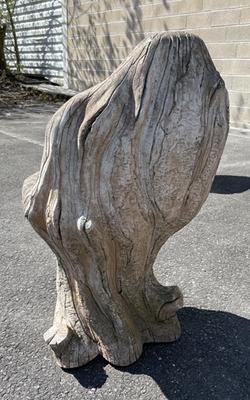 Concrete Rustic style garden furniture imitating trees, middle of the 19th century-9