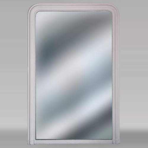 Simple trumeau painted in white