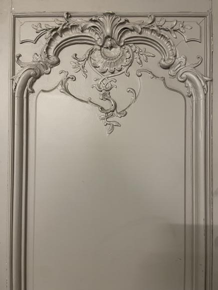 Two Louis XVI style double landing doors-4