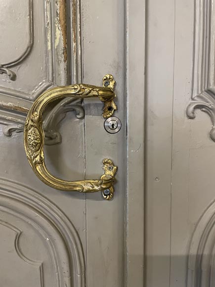 Two Louis XVI style double landing doors-16