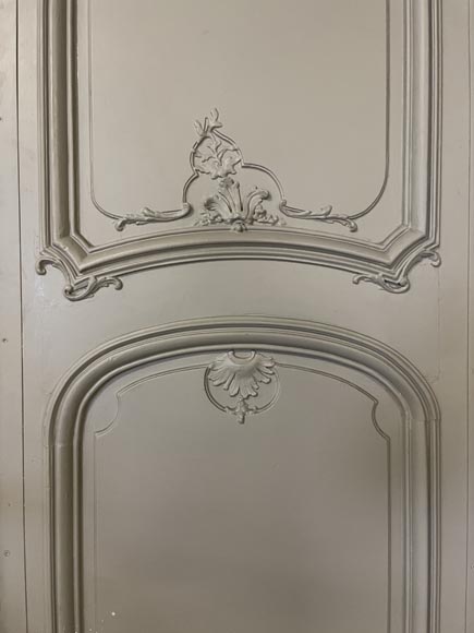 Two Louis XVI style double landing doors-17