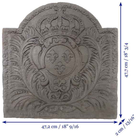 Fireback with the French Coat of Arms-9