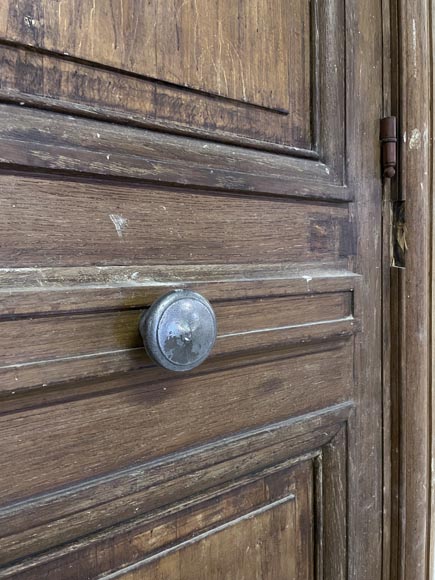 Antique oak door with frame-2