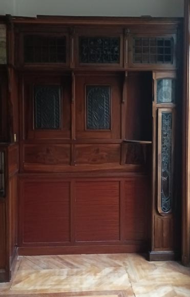 Art & Craft paneled room from the private mansion of the architect Henry GUEDY, 1912-1913-3