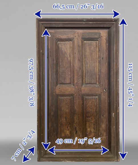 Small oak cupboard door with frame Small oak cupboard door with frame-9