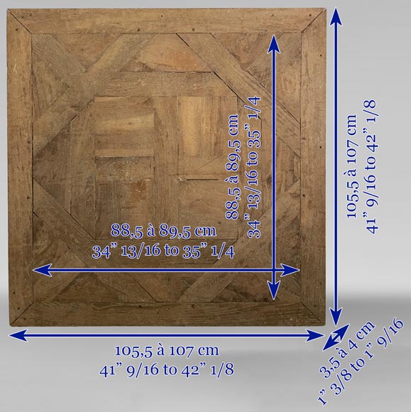 Lot of about 20m² of Arenberg parquet flooring, 19th century-7