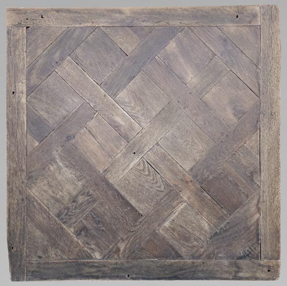 Batch of about 11 m² of 18th century Versailles oak parquet flooring-0