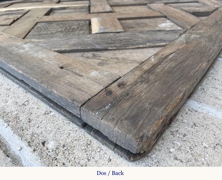 Batch of about 11 m² of 18th century Versailles oak parquet flooring-7