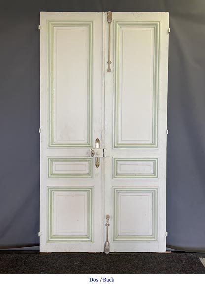 Set of 3 molded double doors-12