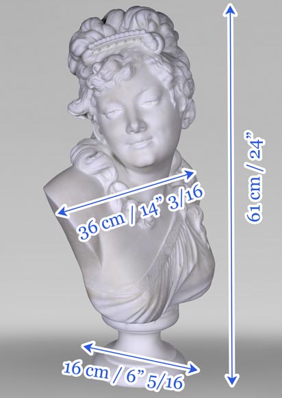 Joseph FRUGONI, Bust of a woman or Aphrodite Joseph FRUGONI, Bust of a woman or Aphrodite-11