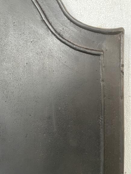 Cast iron fireback without decoration -3