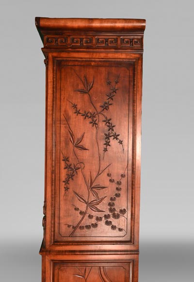 Gabriel VIARDOT (attributed to), Japanese-Style Display Cabinet and Wardrobe, late 19th century-13