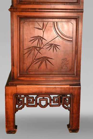 Gabriel VIARDOT (attributed to), Japanese-Style Display Cabinet and Wardrobe, late 19th century-14