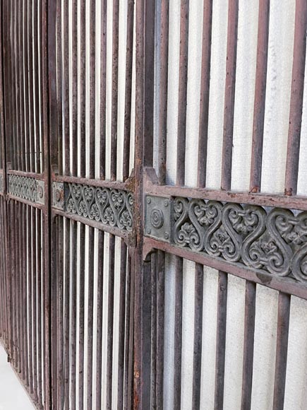 19th century butcher's facade in cast iron and iron-10