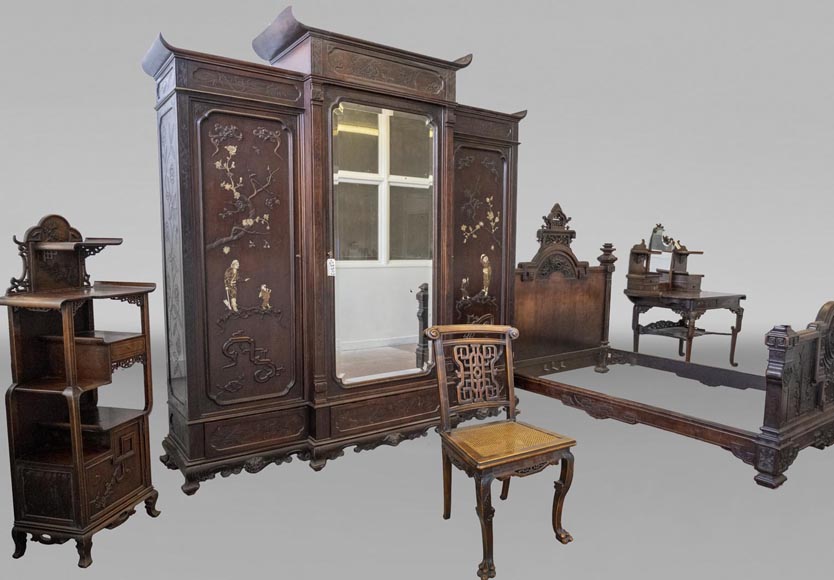 Gabriel VIARDOT, Japanese-style bedroom furniture set Gabriel VIARDOT, Japanese-style bedroom furniture set-0