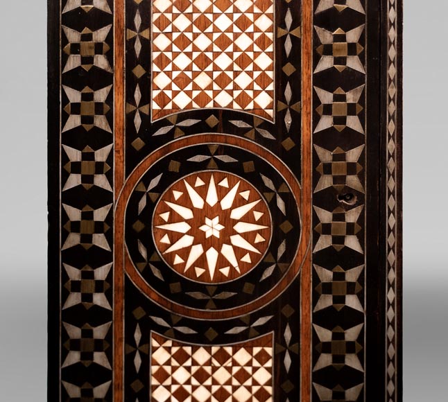 C. GASPARINI, Inlaid Wall Cabinet Decorated With A Virgin And Child-6