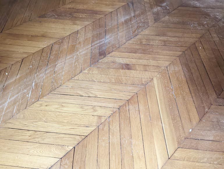 12 m² lot of herringbone parquet-2